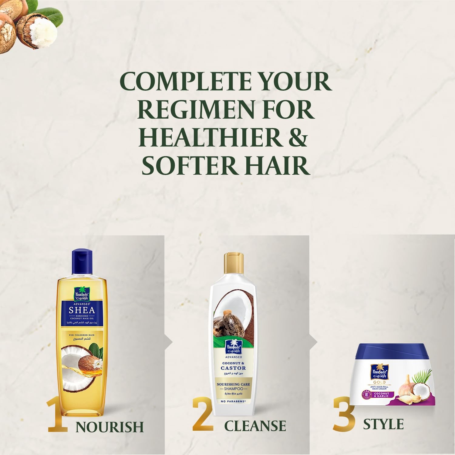 Healthy Hair Styling Agent Coconut Oil And Shea 6.7 Fl Oz Nourishing Formula