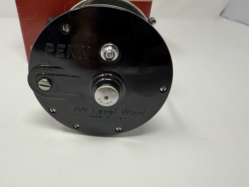 Penn 309M Super Peer Level Wind Fishing Reel Vintage w/ Box, NOS free ship USA - Picture 2 of 7