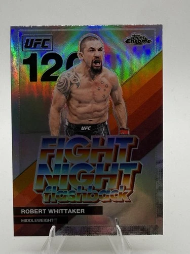 2026 Topps Chrome UFC Robert Whittaker Fight Night Flashbacks SP #FNF-13