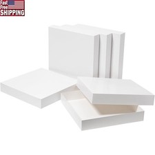 Square Gift Boxes Pack of 10 Gift Wrapping Holidays Birthdays Weddings New