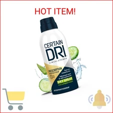 Certain Dri Prescription-Strength Clinical Antiperspirant Dry Spray - 72-Hr Swea