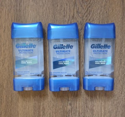 Gillette Ultimate Protection Cool Wave Antiperspirant Stick 3-Pack 3.8 oz