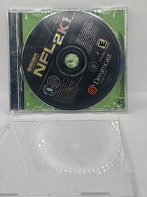 NFL 2K1 (Sega Dreamcast, 2000) Missing Manual, Broken Jewel Case