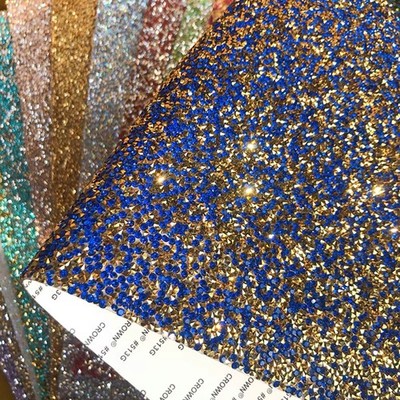 Selbstklebendes Strass Netz Glitzer Dekoration zum Basteln Party Objekte