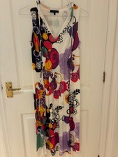 Stunning Summer Colourful Women’s Sleeveless Dress Size 10 Excellent condition