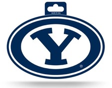 BYU Cougars Oval Decal Sticker Full Color NEW 3x5 Inches Free Shipping