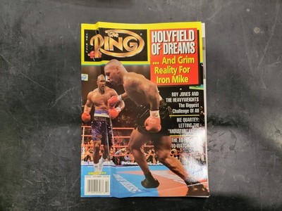 The Ring February 1997 Magazine Mike Tyson vs Evander Holyfield   Office