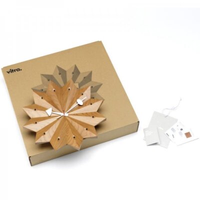 Vitra Fan Clock Wall Clock Design George Nelson Size 38.5 in Mid-century Modern