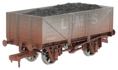Dapol 4F-051-056 OO Spur 5 Plankenwagen LMS 404105 verwittert | Zustand: New