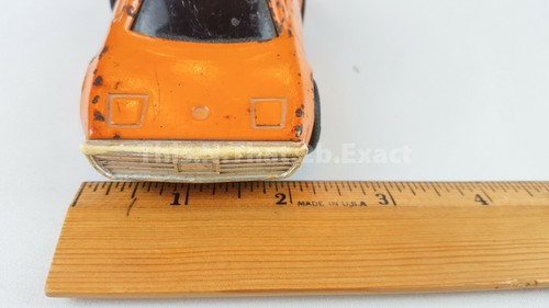 Vintage TONKA orange Metall Rennwagen breite Räder Lamellen Made in Japan - Bild 5 von 12