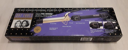 Hot Tools Professional 24K Gold 1" Barrel Curling Iron MULTI-HEAT MODEL 1181 - Picture 3 of 4