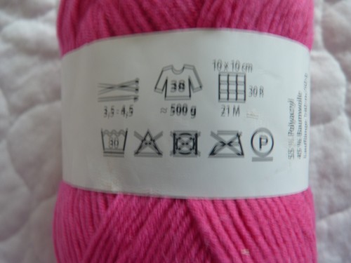 Wolle - 200 Gramm Handarbeitsgarn, Mischgarn - pink - Bild 2 von 3