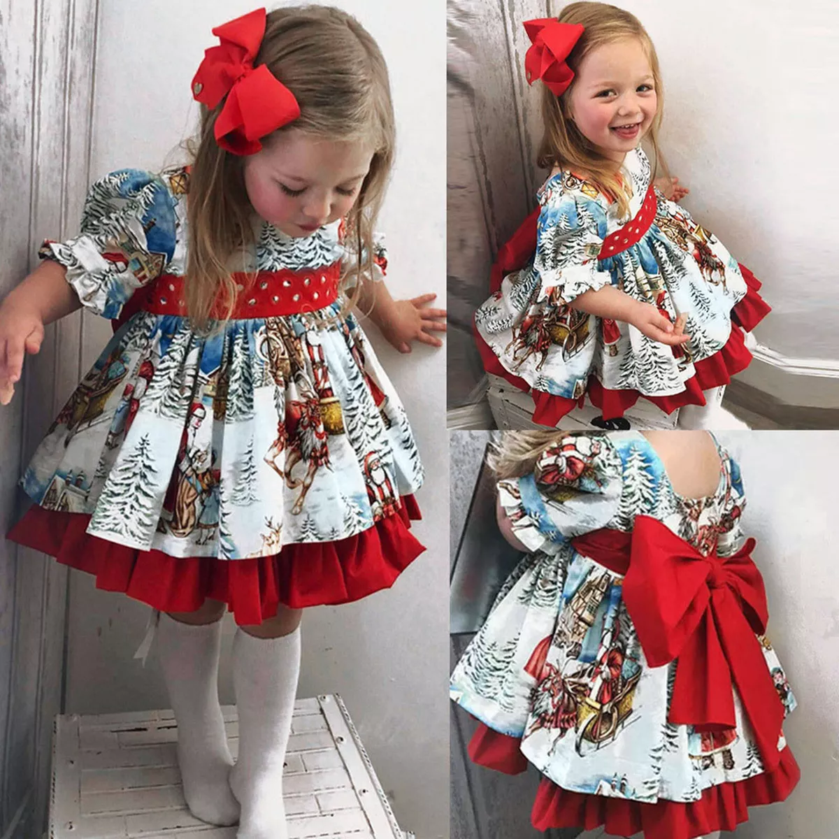 Designer baby christmas dresses discount