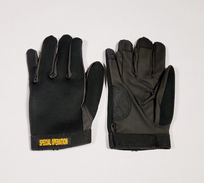 MFH Neopren Fingerhandschuh Allwetter-Neopren Synthetic-Leder-Handfläche Gr. L