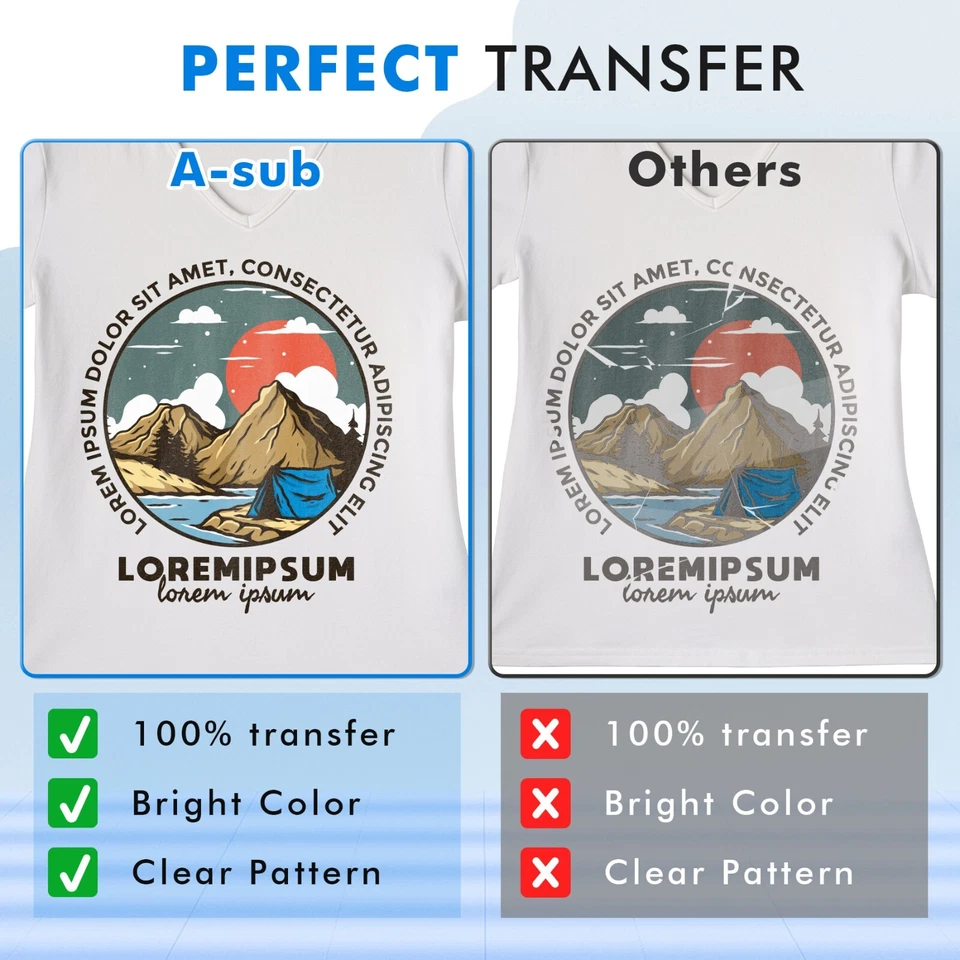 A-SUB A3+ DTF Transfer Roll Film 13in x 328ft DTF Film Premium Hot Cold Peel - Image 4 of 4