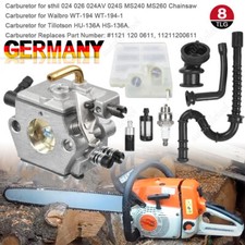 Vergaser Kit für Stihl 026 MS260 MS240 240 Walbro WT-194 & Zündkerze Luftfilter
