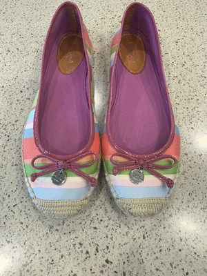 Coach Royce Hamptons Espadrilles Woman's 8 Ballet Flats