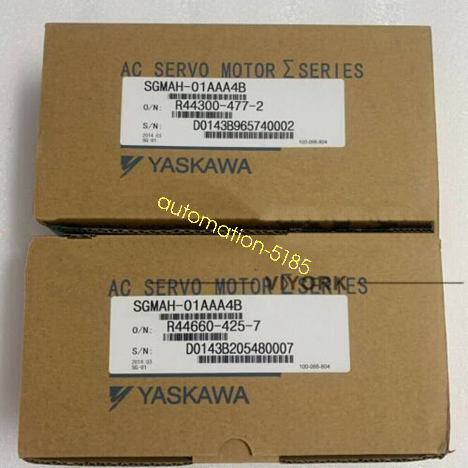 1PC New Servo Motor SGMAH-01AAA4B Fedex or DHL #A6-37