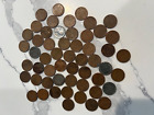Wheat Penny Roll Lot 1909-1958 - 50 Vintage Wheat Coins