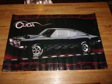 1968 Barracuda Poster 23 X 34 Out Of Print 68 Cuda