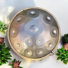 Tetra Handpan | D Kurd | 12 Notes | Gold | 432 Hz | Beginners | Gift | Bag Stand