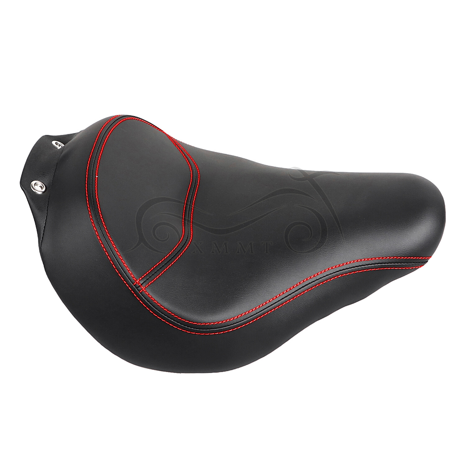 Driver Solo Seat w/ Passenger Cushion Pillion For Harley Fat Boy FLSTF 2007-2017