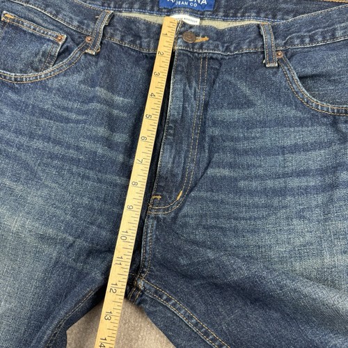 Arizona Jeans Mens 38X30 Blue Original Bootcut Relaxed Loose Baggy Whiskered Y2K - Picture 13 of 15