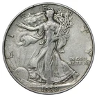 1938 Walking Liberty Half Dollar In XF Condition