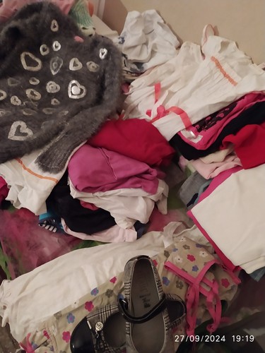 LOTTO ABBIGLIAMENTO ACCESSORI BAMBINI BAMBINA VESTITI 5/6 ANNI 52PZ MISTO - Foto 4 di 20