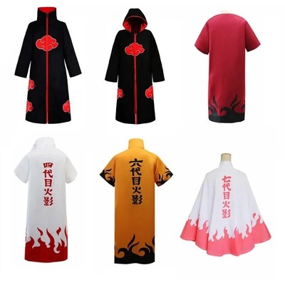 Anime Naruto Shippuden Uzumaki Naruto Cosplay Costume Jacket & Pant Full Outfit