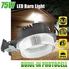 LED Barn Light Outdoor Light - 75W Dusk to Dawn Outdoor Lighting, Security Light