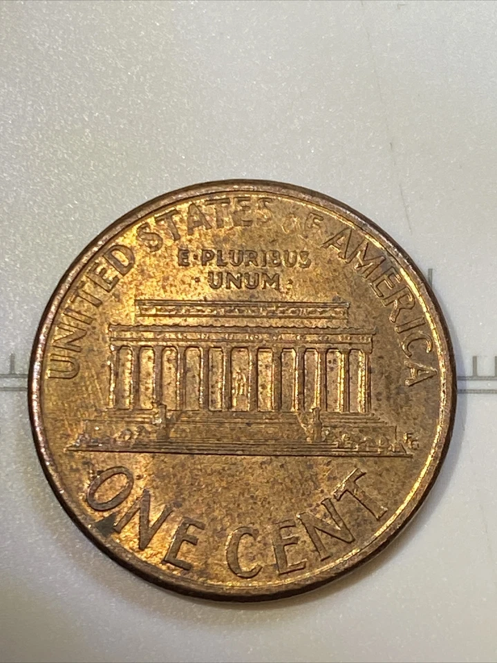 1996 Lincoln Head Memorial Penny Proof Like Reverse Grease No Mint - Image 3 of 3