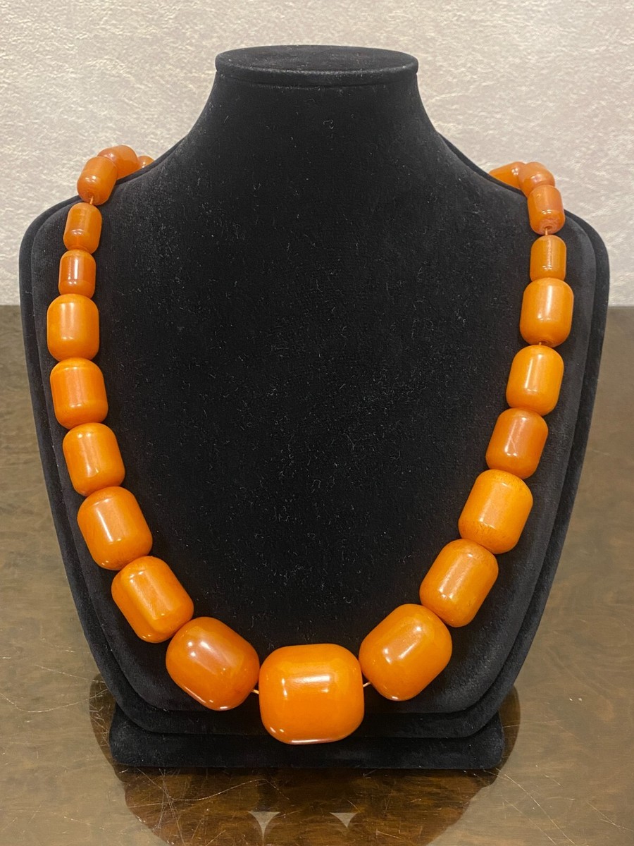 Vintage Old Bakelite Beads Necklace 156 gram | eBay