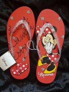 womens minnie mouse flip flops