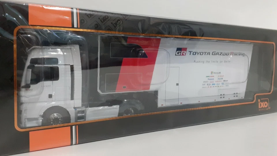 MODELLINO DIECAST CAMION IXO 1:43 MAN TGX XXL AUTO TOYOTA WRC RALLY 2019 STATICO - Immagine 2 di 4