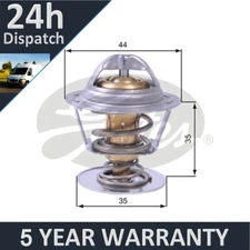 Fits Jaguar XF S-Type XJ Purevue Thermostat Coolant 1336Y3 1338E7