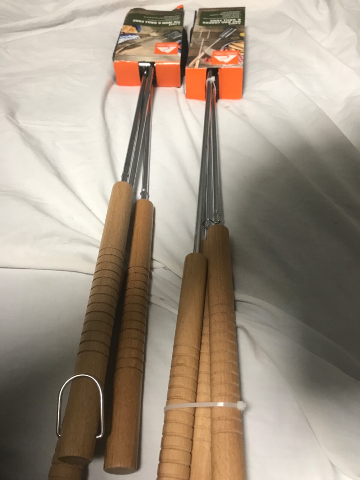 Bundle 👍Ozark Trail Cast Iron Hot Dog Cooker and Pie Iron combo eBay