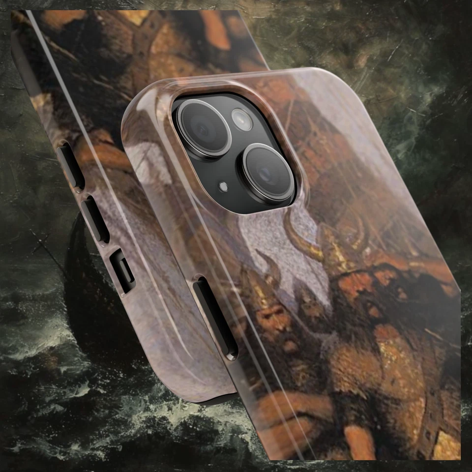 Viking Jarl considera a su enemigo - Funda iPhone - Longboat lleno de escandinavo Foto 4 de 4