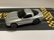 slot car life like ho used M Chassis Silver Corvette….