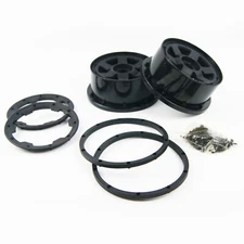 Front Wheel Rim Beadlock Kit for Hpi Rovan Km Baja 5b SS