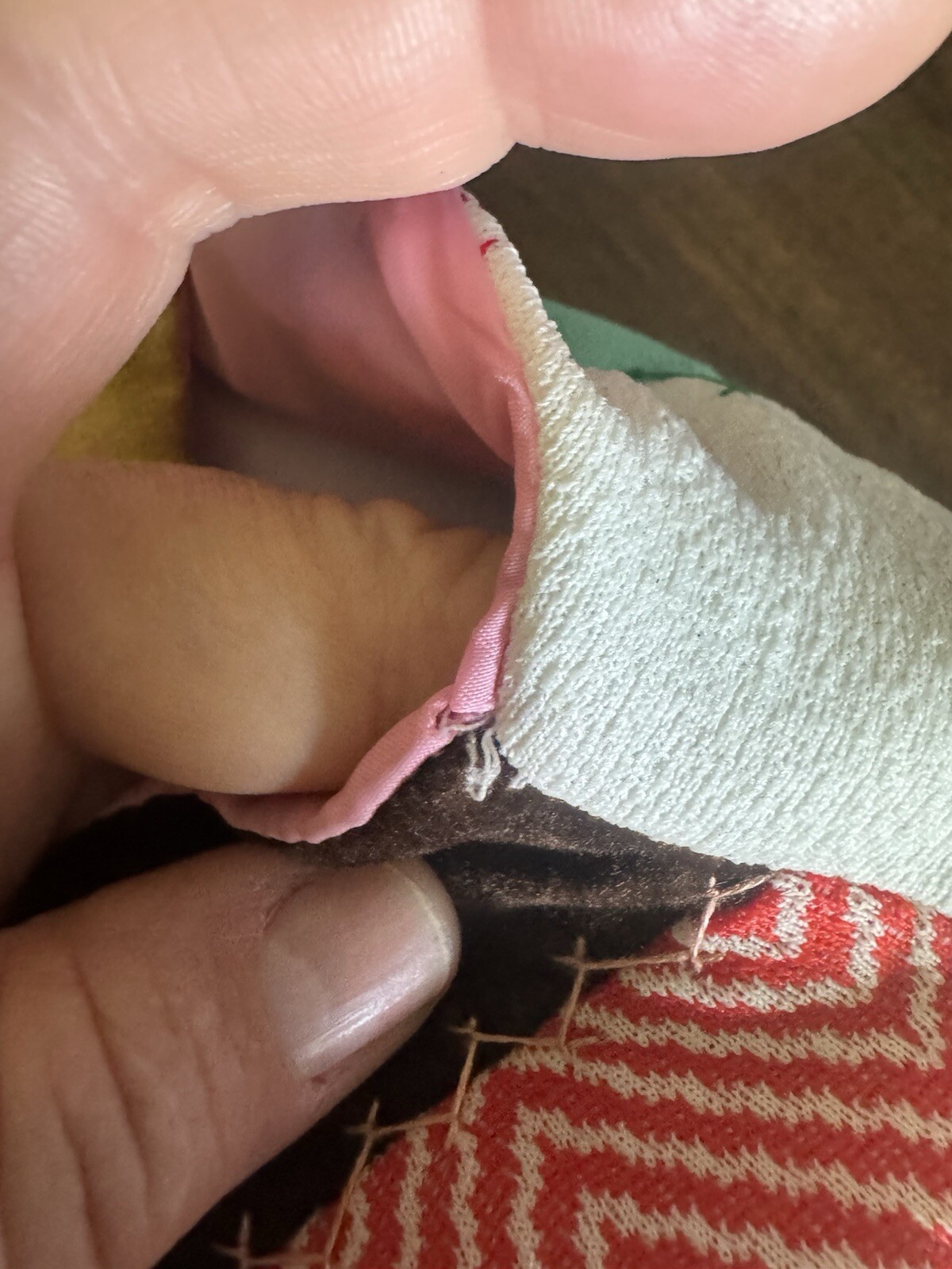 HANDMADE PATCHWORK QUILTED WOMEN'S MULTICOLOR HIP… - image 3