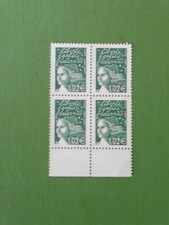 2002 FRANCE  Y&T N° 3456 MARIANNE DE LUQUET BLOC DE 4  TTB