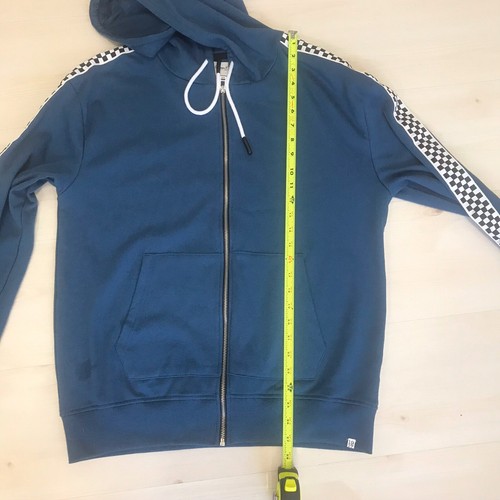 NWT Sovereign Code Los Angeles Full Zip Blue Hoodie Sweat-Shirt Jacket /Large - 第 10/11 張圖片
