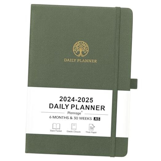 Planner 2024-2025 - Daily Planner 2024-2025, Weekly Appointment Book, Daily