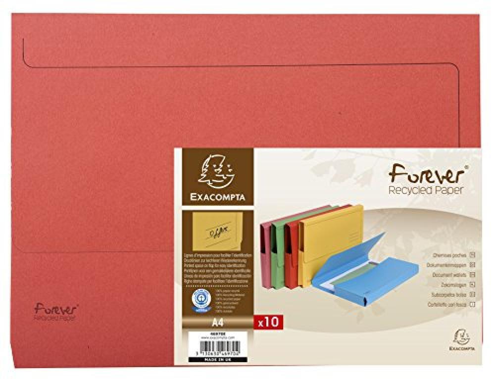 Exacompta Forever - Cartelline portadocumenti, in cartoncino da 290 g/m² confez