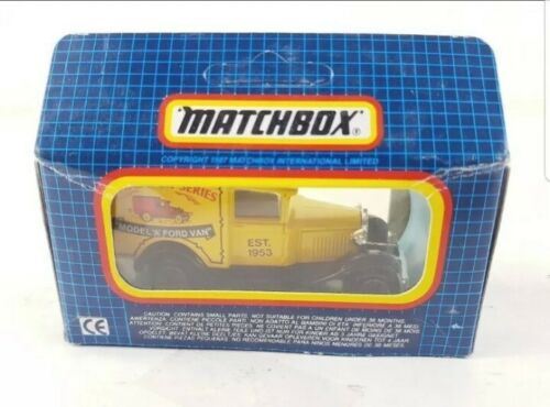 Matchbox Est 1953 Model A Ford Van Brand new Yellow - Picture 8 of 12