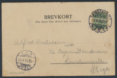 DÄNEMARK. Hilsen fra Haandværkerfesten i København 1904 (PC381) - Bild 2 von 2