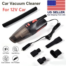 Powerful 12V Car Vacuum Cleaner, Portable Handheld strong Suction Car Vacuum