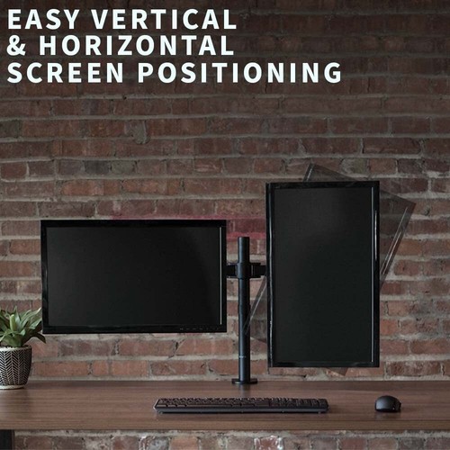 Soporte de escritorio para monitor de doble brazo articulado - Soporte Nuevo - Imagen 4 de 8