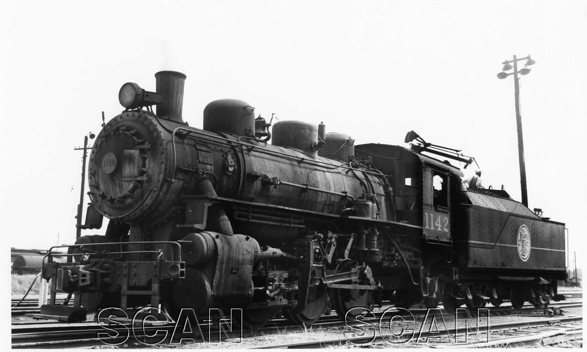 9FF516 RP 1950 ATLANTIC COAST LINE RAILROAD 0-6-0 LOCOMOTIVE